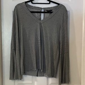 Lucky brand bell sleeve shirt